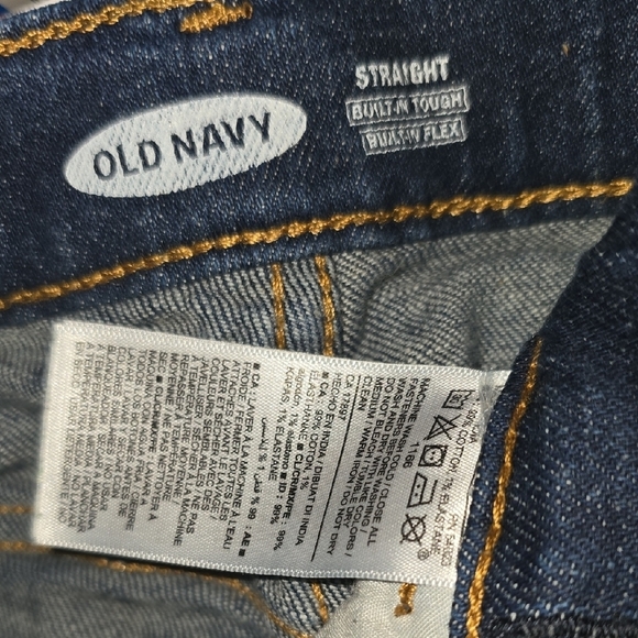 Old Navy Dark Indigo Straight Leg Women's Jeans LOT R2 - Picture 2 of 5
